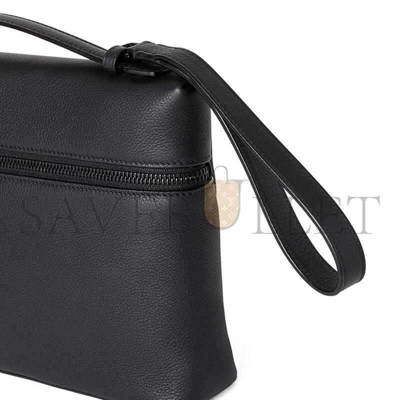 LORO PIANA EXTRA POUCH L29 GRAINED CALFSKIN FAN9085 (29*17*5cm)